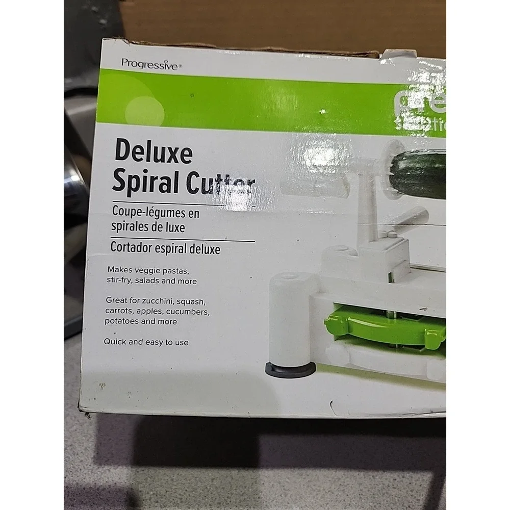 Spiral Produce Cutter By Progressive Deluxe Never Used In Original Open Box